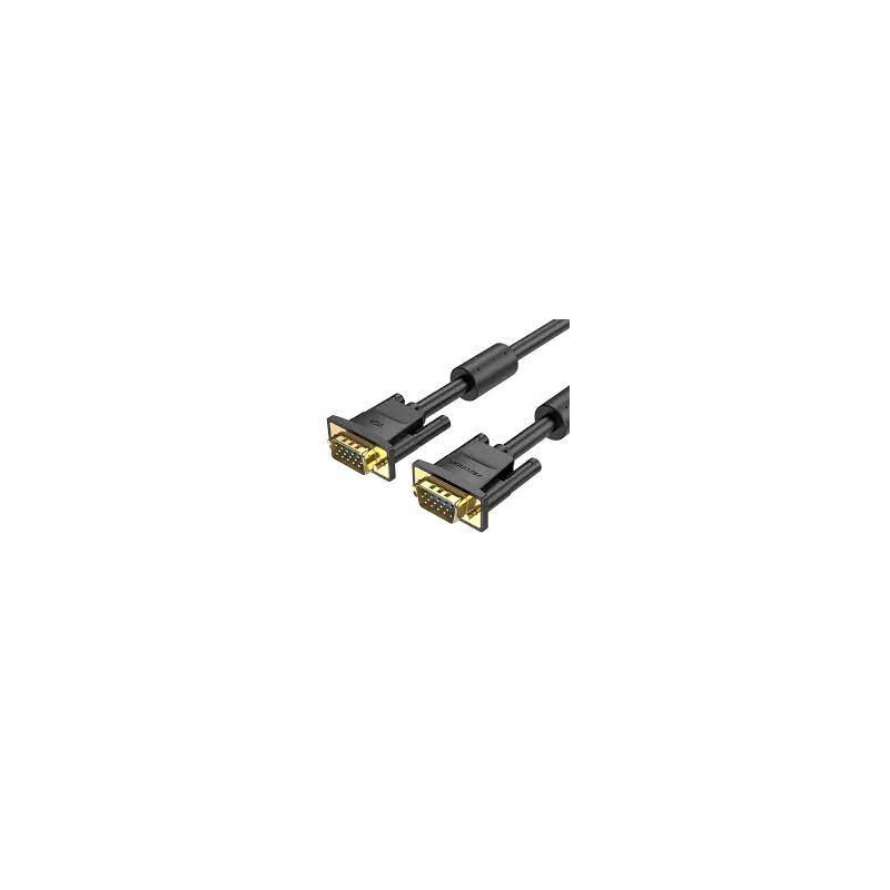 VEN DADBL Vention VGA(3+9) Male to Male Cable 10M Black