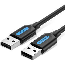 VEN COJBF Vention USB 2.0 A Male to A Male Cable 1M Black PVC Type