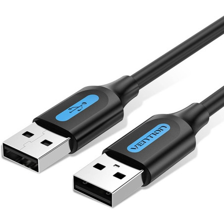 VEN COJBF Vention USB 2.0 A Male to A Male Cable 1M Black PVC Type