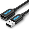 VEN CBIBG Vention USB 2.0 A Male to A Female Extension Cable 1.5M Black PVC Type