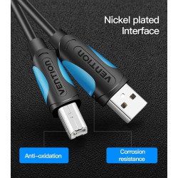 VEN COQBF Vention USB 2.0 Printer Cable 1M Black