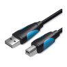 VEN VAS-A16-B150 Vention USB 2.0 Printer Cable 1.5M Black