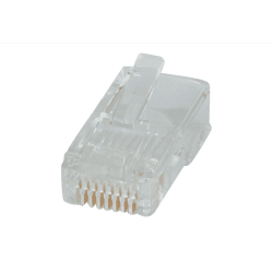 VEN IDBR0-100 Vention Cat.5E UTP RJ45 Modular Plug Transparent 100 Pack