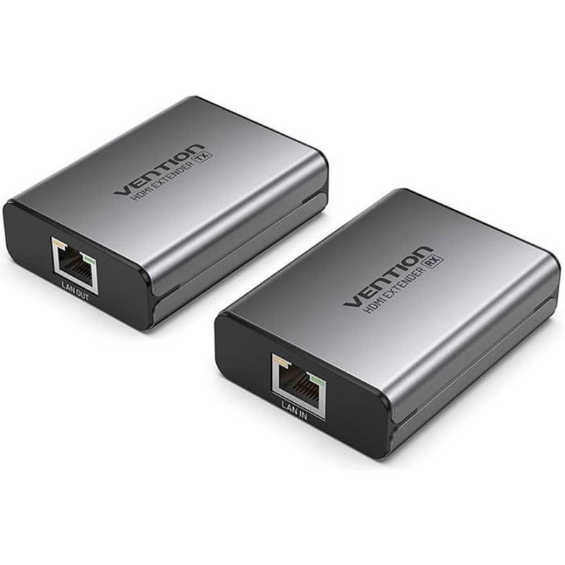 VEN AKGH0 Vention HDMI Network Cable Extender 50M Gray Aluminum Alloy Type VEN AKGH0 Vention HDMI Network Cable Extender 50M Gray Aluminum Alloy Type