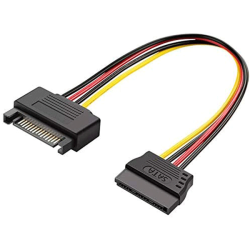 VEN KDABY Vention SATA 15P Power Extension Cable 0.3M Black