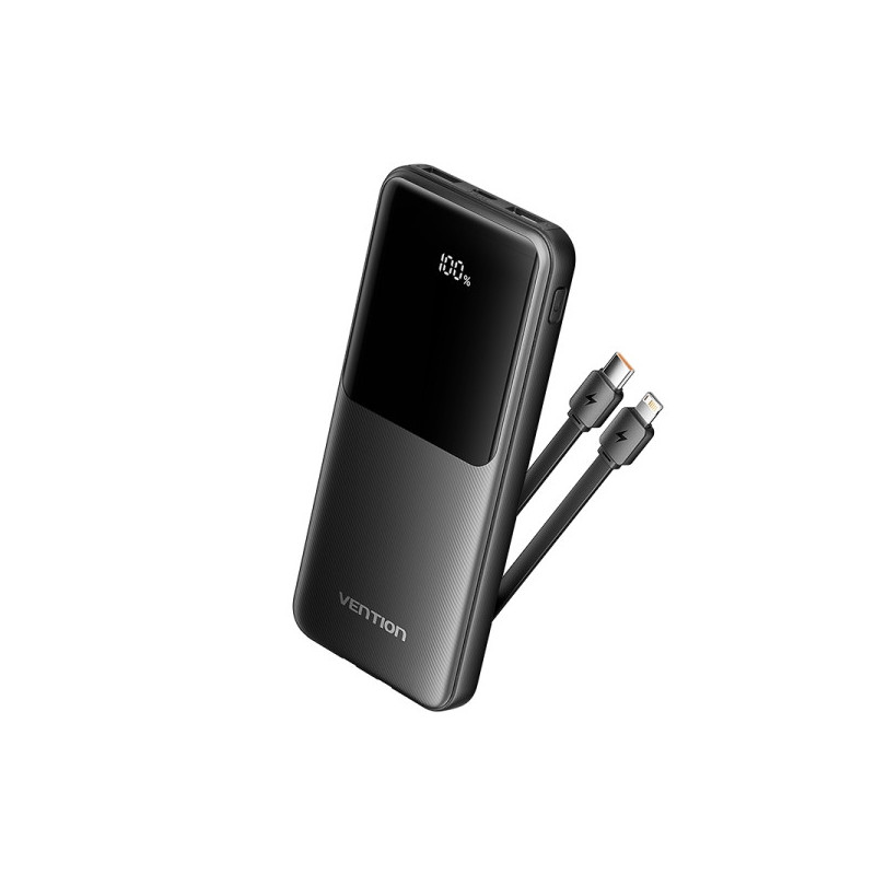VEN FHKBO Vention 10,000mAh Power Bank-BLACK VEN FHKBO Vention 10,000mAh Power Bank-BLACK