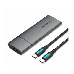 VEN KPGH0 Vention M.2 NVMe SSD Enclosure (USB 3.1 Gen 2-C) Gray Aluminum Alloy Type