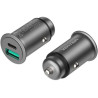 VEN CC-63-H Vention 25W Dual USB Car Charger (PD3.0+QC3.0) Gray Mini Style Aluminium Alloy Type