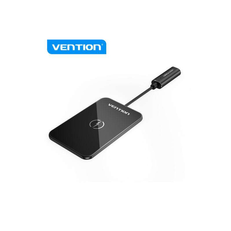VEN FGBBAG Vention Wireless Charger 15W Ultra-thin Mirrored Surface Type 0.05M Black