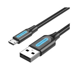 VEN COLBF Vention USB 2.0 A Male to Micro-B Male 3A Cable 1M Black
