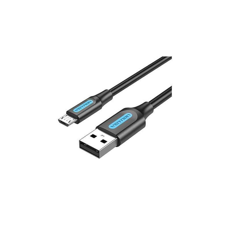 VEN COLBF Vention USB 2.0 A Male to Micro-B Male 3A Cable 1M Black VEN COLBF Vention USB 2.0 A Male to Micro-B Male 3A Cable 1M Black