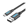 VEN COLBF Vention USB 2.0 A Male to Micro-B Male 3A Cable 1M Black