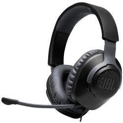 JBL Quantum 100 M2 Over ear 3.5 mm jack Wired Gaming Headset with mic-Black