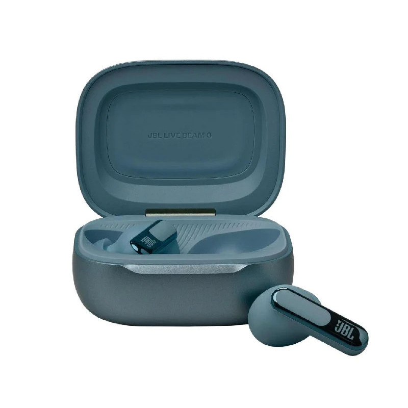 JBL LIVE Beam 3 True wireless Earbuds with noise cancelling-Blue