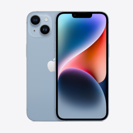 Apple iPhone 14 features and specs  RAM: 6GB Storage: 128GB, 256GB Battery: 3279 mAh Camera: 12MP + 12MP Selfie: 12MP Display: 6
