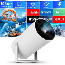 HY-300 Pro Portable Smart Android TV With Netflix, Youtube ETC