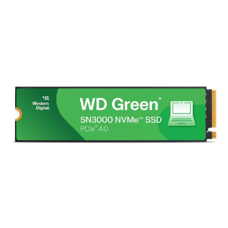 WDS100T4G0E WD Green 1TB SN3000 NVMe SSD Gen4 PCIe M.2 2280 WDS100T4G0E WD Green 1TB SN3000 NVMe SSD Gen4 PCIe M.2 2280
