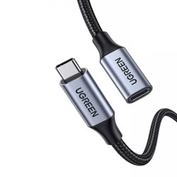 UGREEN US372 USB C 3.1 Male to USB C Female Extension Cable- 0.45m（10Gbps）
