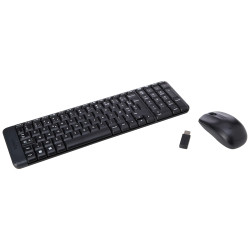 Logitech MK220 Wireless Keyboard & Mouse Combo - Black
