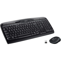 Logitech MK330 Wireless Keyboard & Mouse Combo - Black