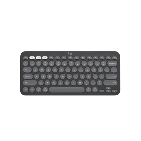 Logitech K380S Multi-Device Bluetooth Keyboard - Tonal Graphite