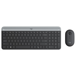Logitech MK470 Slim Wireless Keyboard and Mouse Combo - Graphite