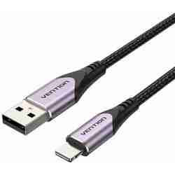 VEN LABVH Vention USB 2.0 A Male to Lightning Male 2M Cable Aluminum Alloy Type