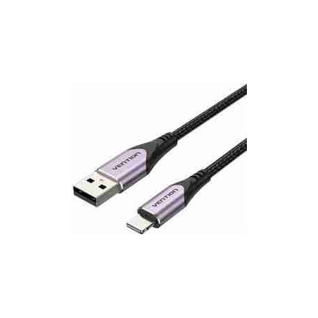 VEN LABVH Vention USB 2.0 A Male to Lightning Male 2M Cable Aluminum Alloy Type