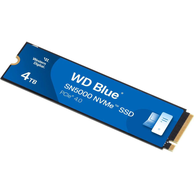 WD Blue 4TB SN5000 NVMe SSD Gen4 PCIe M.2 2280 Up to 5000MB/s WD Blue 4TB SN5000 NVMe SSD Gen4 PCIe M.2 2280 Up to 5000MB/s