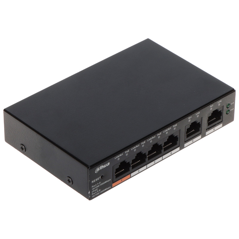 DAHUA CS4006-4ET2GT-36 6-Port Cloud Managed Desktop Switch DAHUA CS4006-4ET2GT-36 6-Port Cloud Managed Desktop Switch