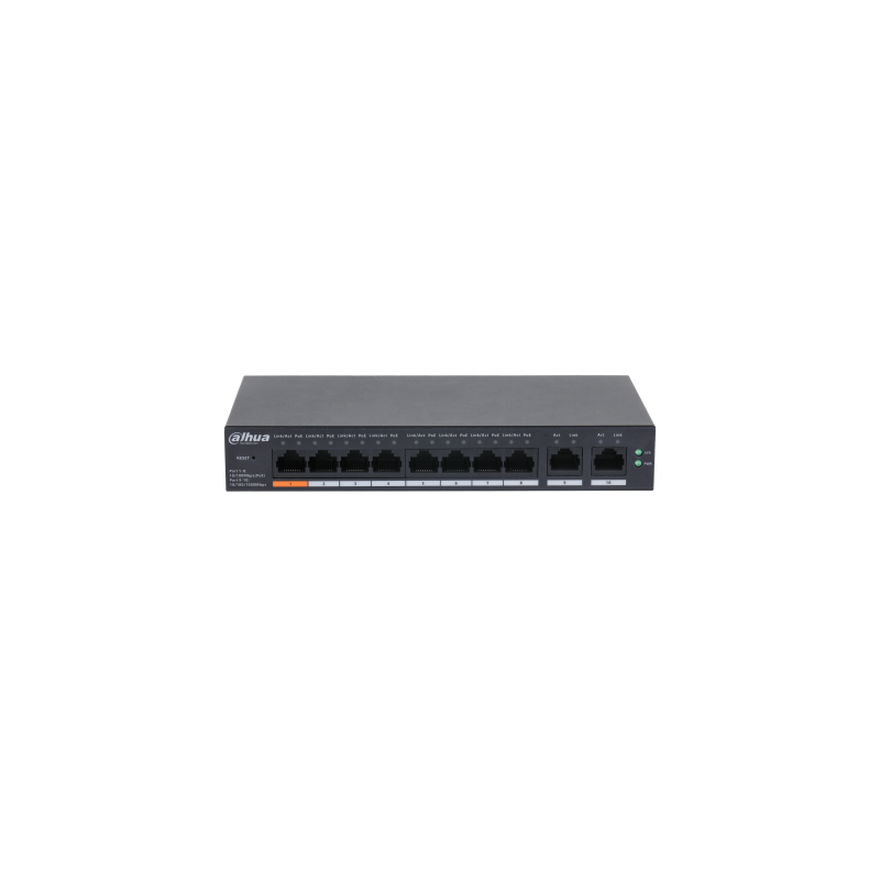 DAHUA CS4010-8ET-60 10-Port Cloud Managed Desktop Switch DAHUA CS4010-8ET-60 10-Port Cloud Managed Desktop Switch
