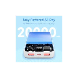 VEN FHLW0 Vention 20,000mAh Power Bank-WHITE