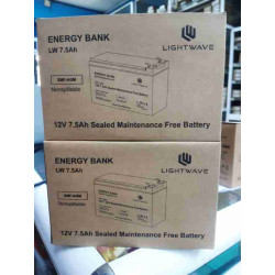 Lightwave 12V/7.5AH Ups battery