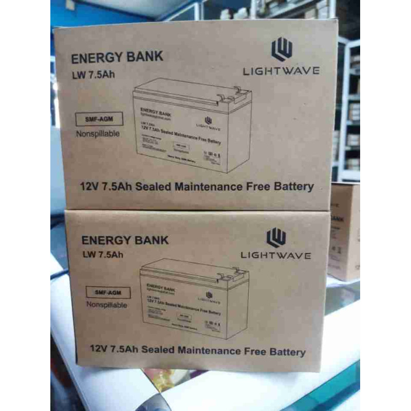 Lightwave 12V/7.5AH Ups battery Lightwave 12V/7.5AH Ups battery