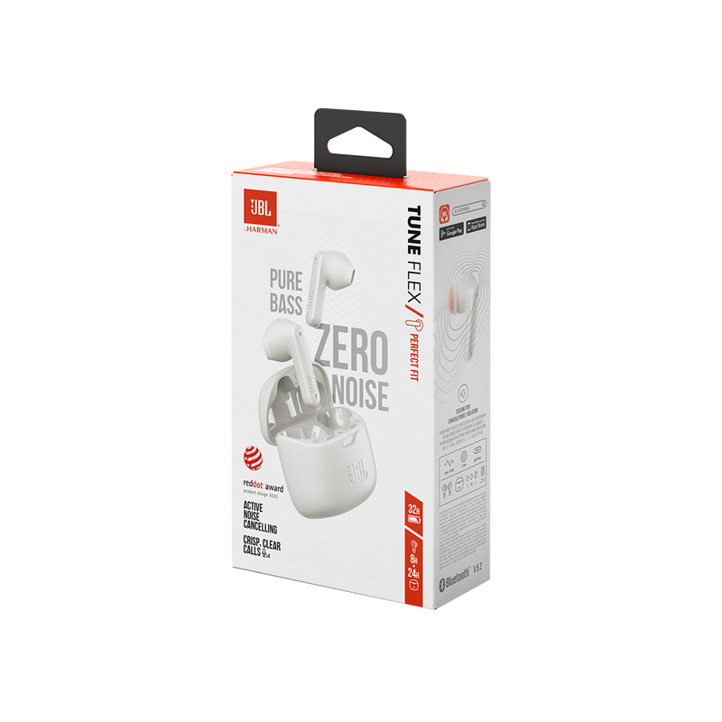 JBL TUNE FLEX wireless Earbuds -White JBL TUNE FLEX wireless Earbuds -White