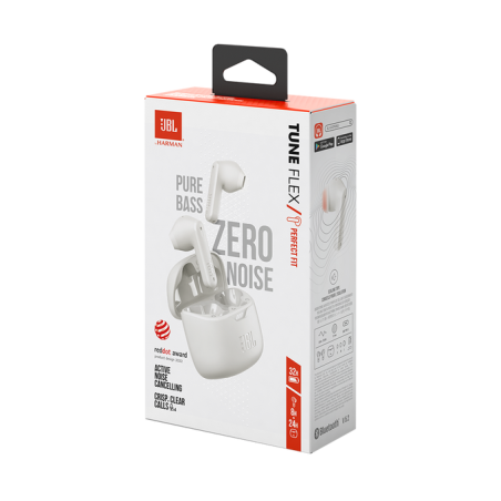 JBL TUNE FLEX wireless Earbuds -White